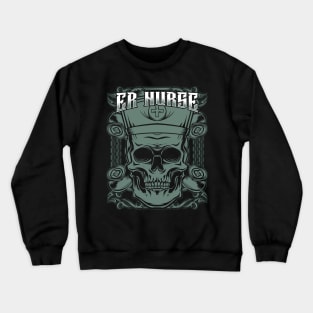 Nursing - ER Nurse Cool Skeleton Skull Crewneck Sweatshirt